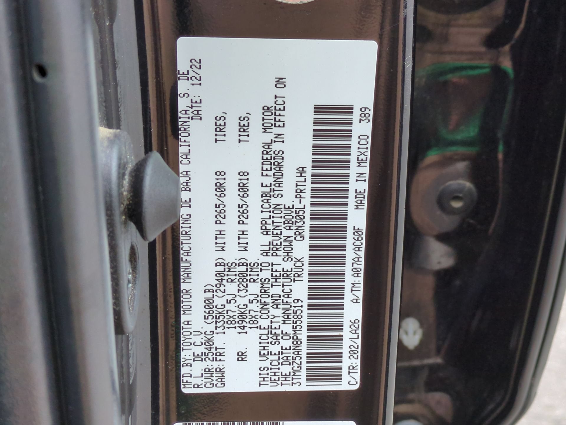 2023 Toyota Tacoma Limited