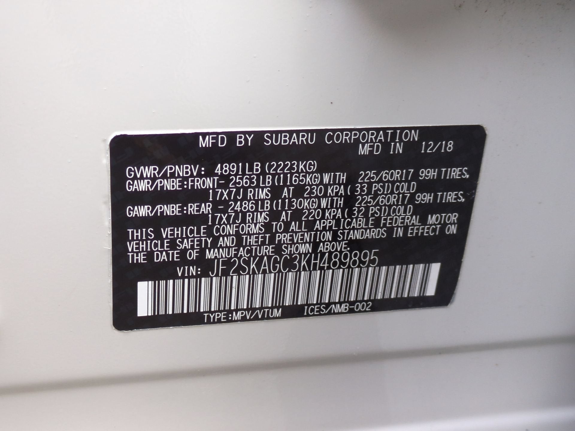 2019 Subaru Forester Premium