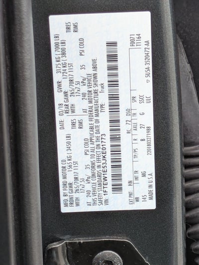 2018 Ford F-150 XLT