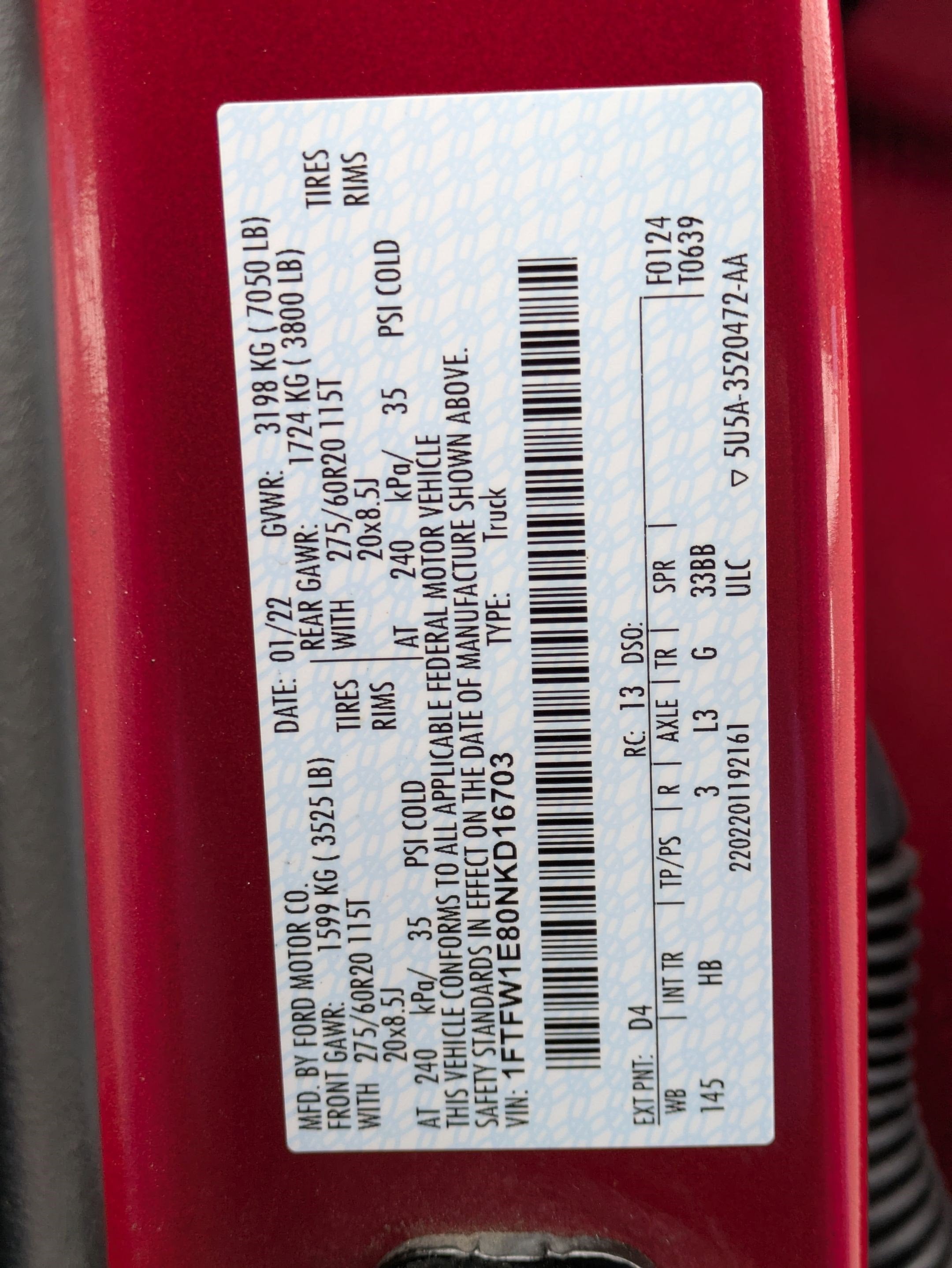 2022 Ford F-150 LARIAT