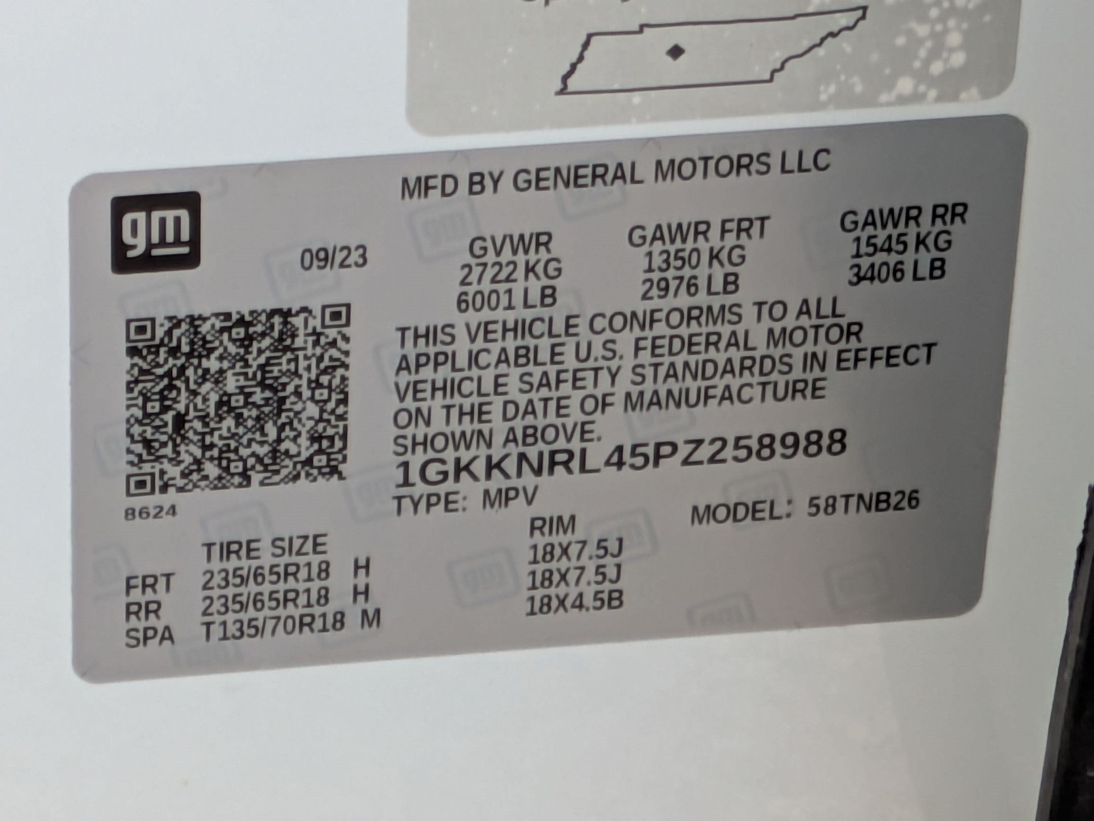 2023 GMC Acadia SLE
