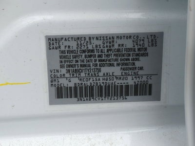 2026 Nissan Sentra SV