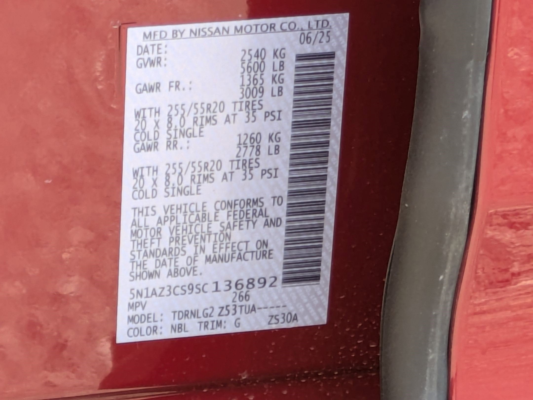 2025 Nissan Murano SL