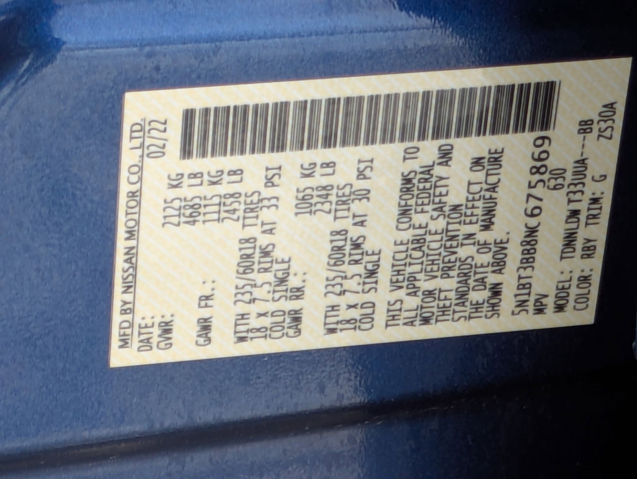 2022 Nissan Rogue SV