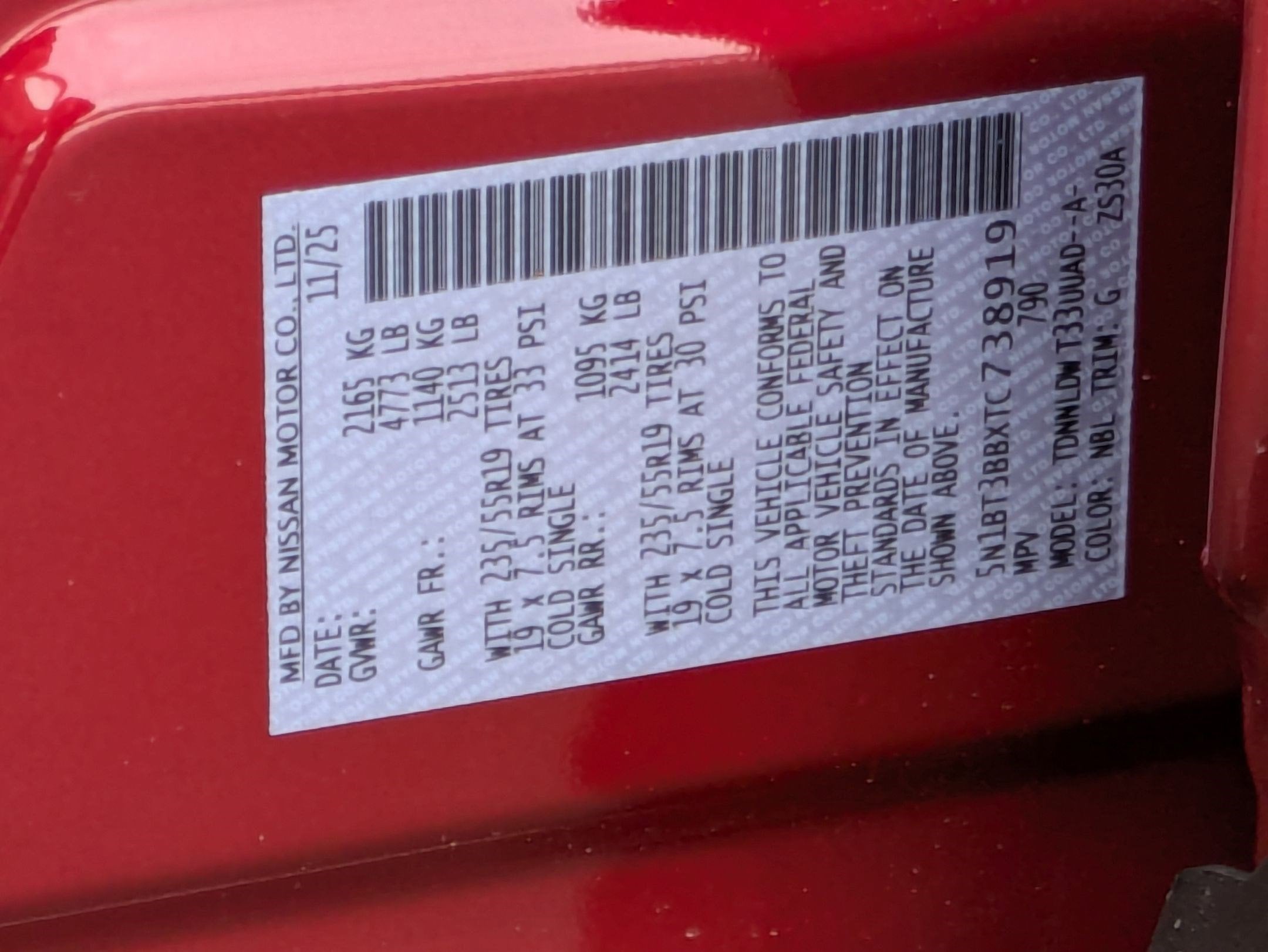 2026 Nissan Rogue Dark Armor