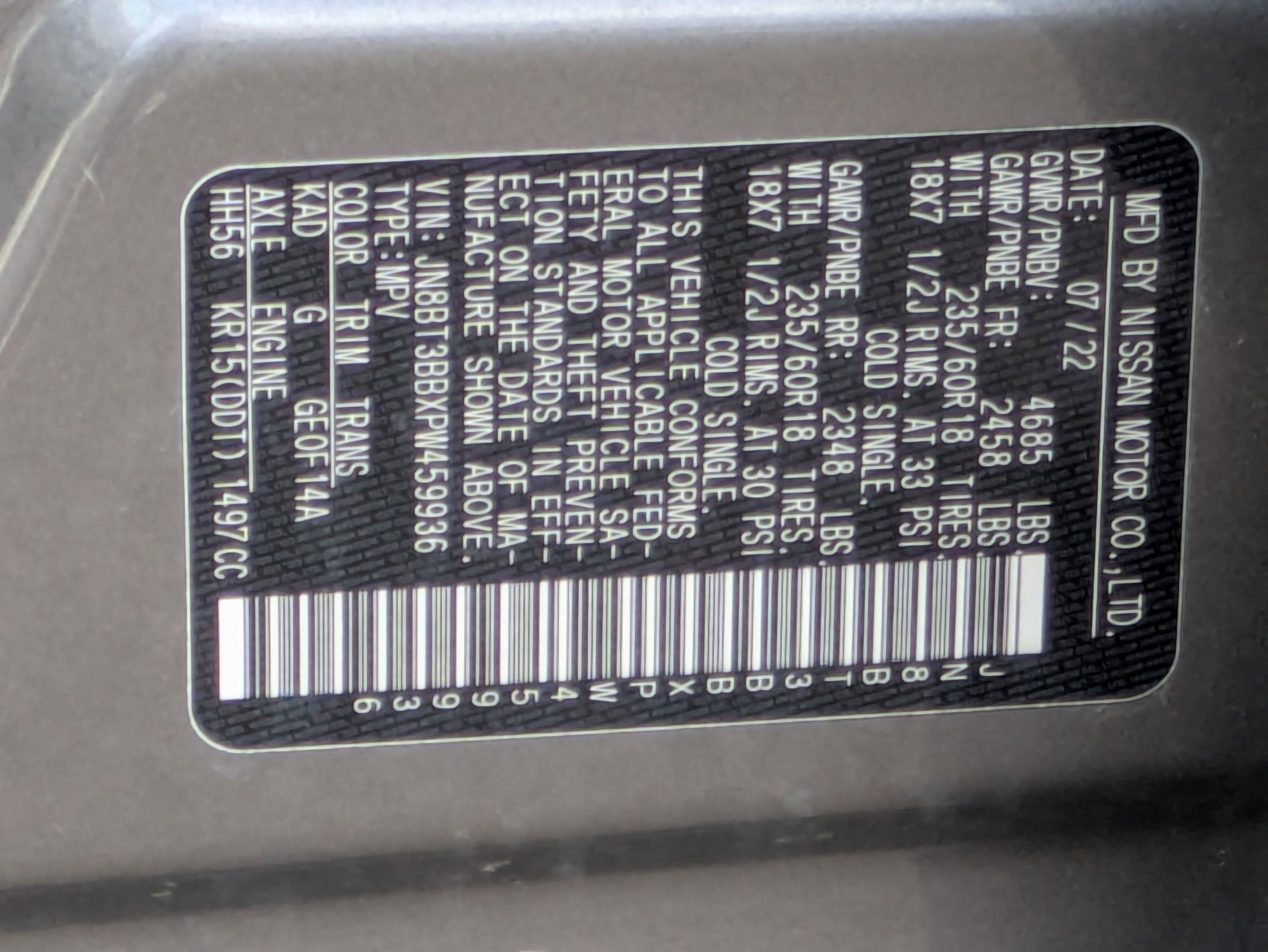 2023 Nissan Rogue SV