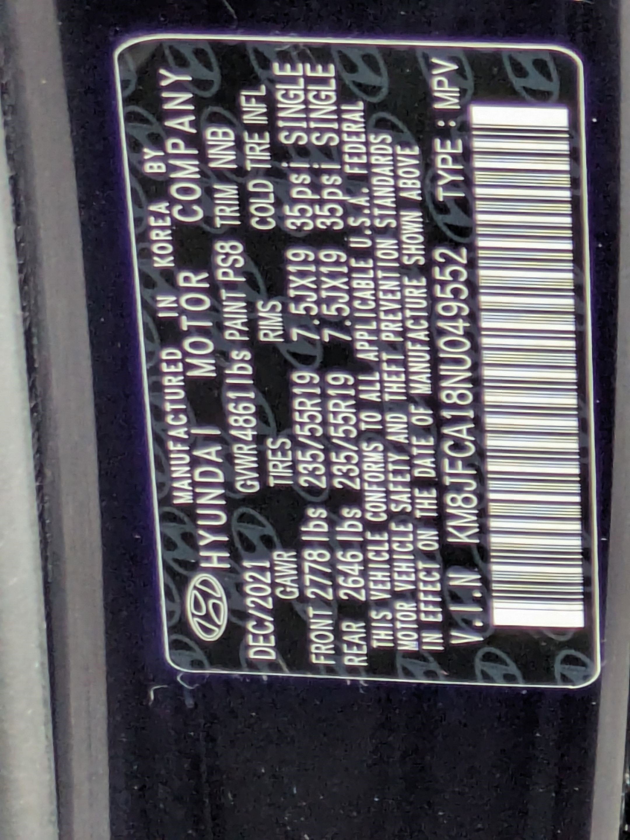 2022 Hyundai Tucson Hybrid SEL Convenience