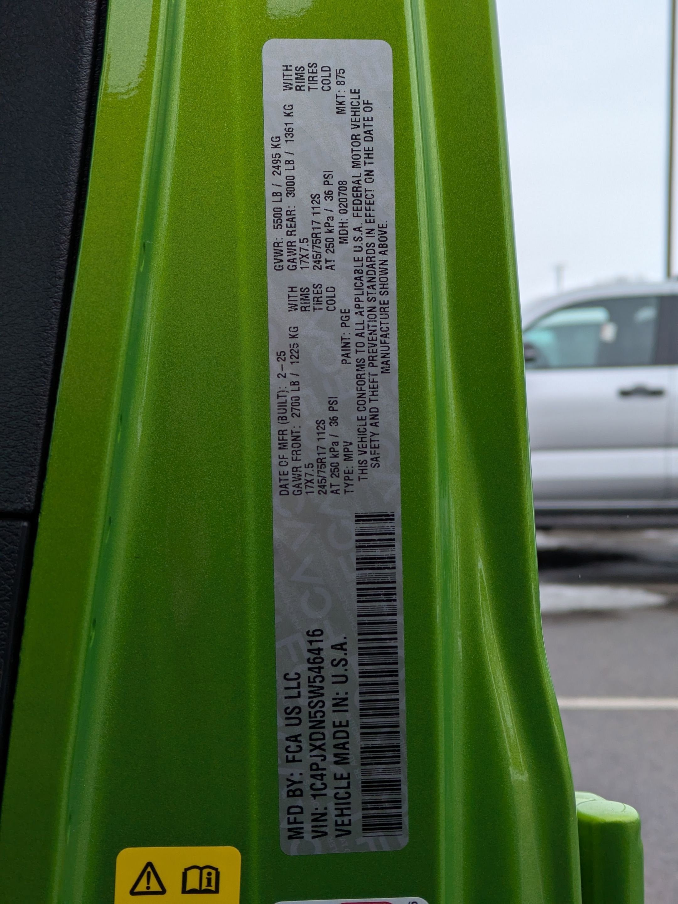 2025 Jeep Wrangler Sport S