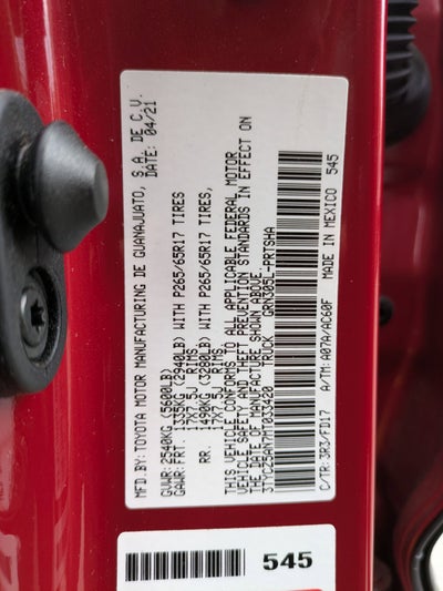 2021 Toyota Tacoma 4WD Base