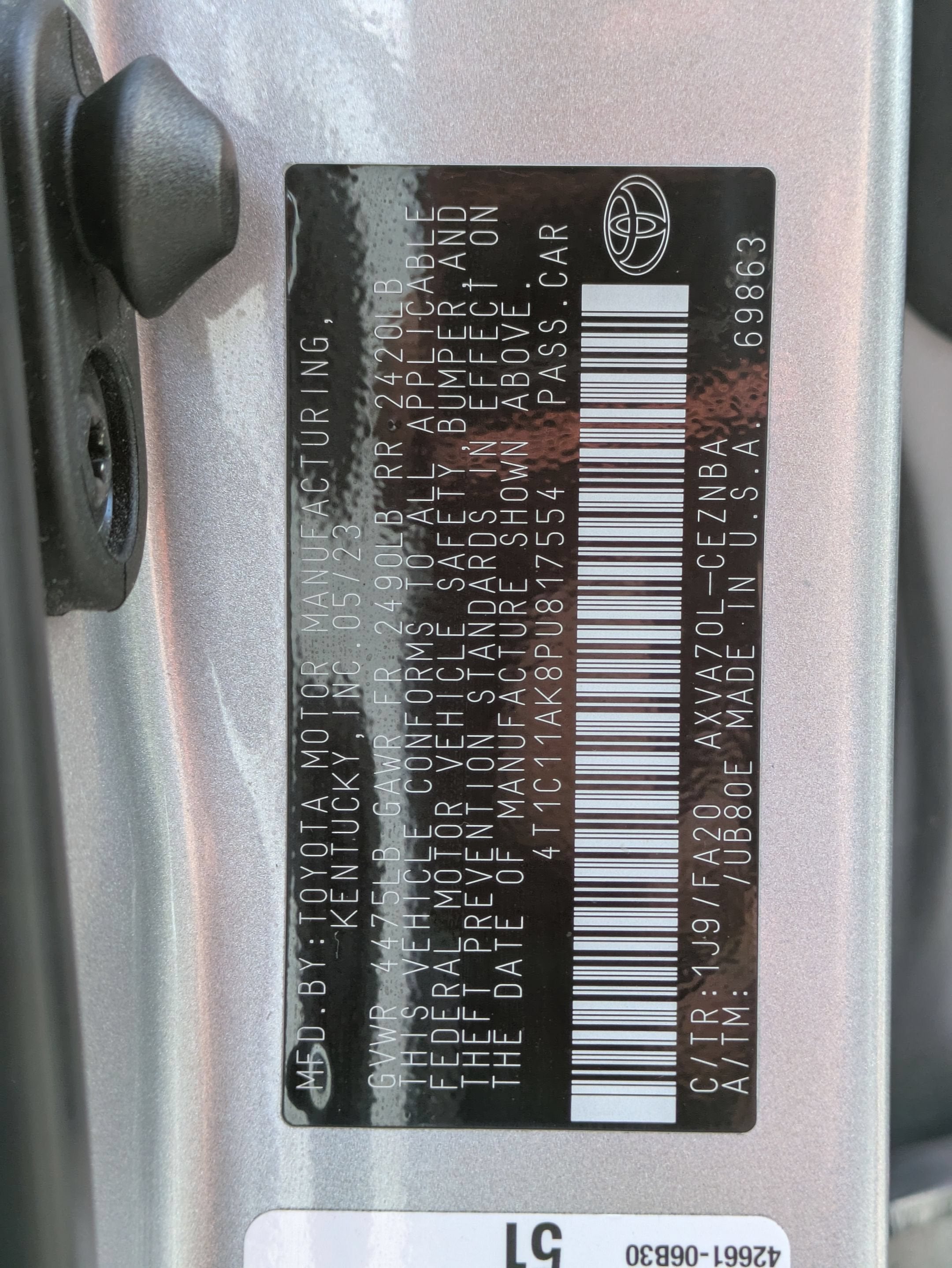 2023 Toyota Camry LE