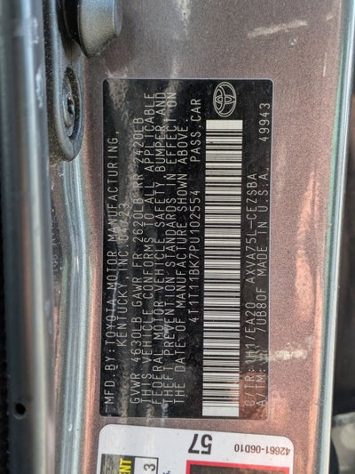 2023 Toyota Camry Base