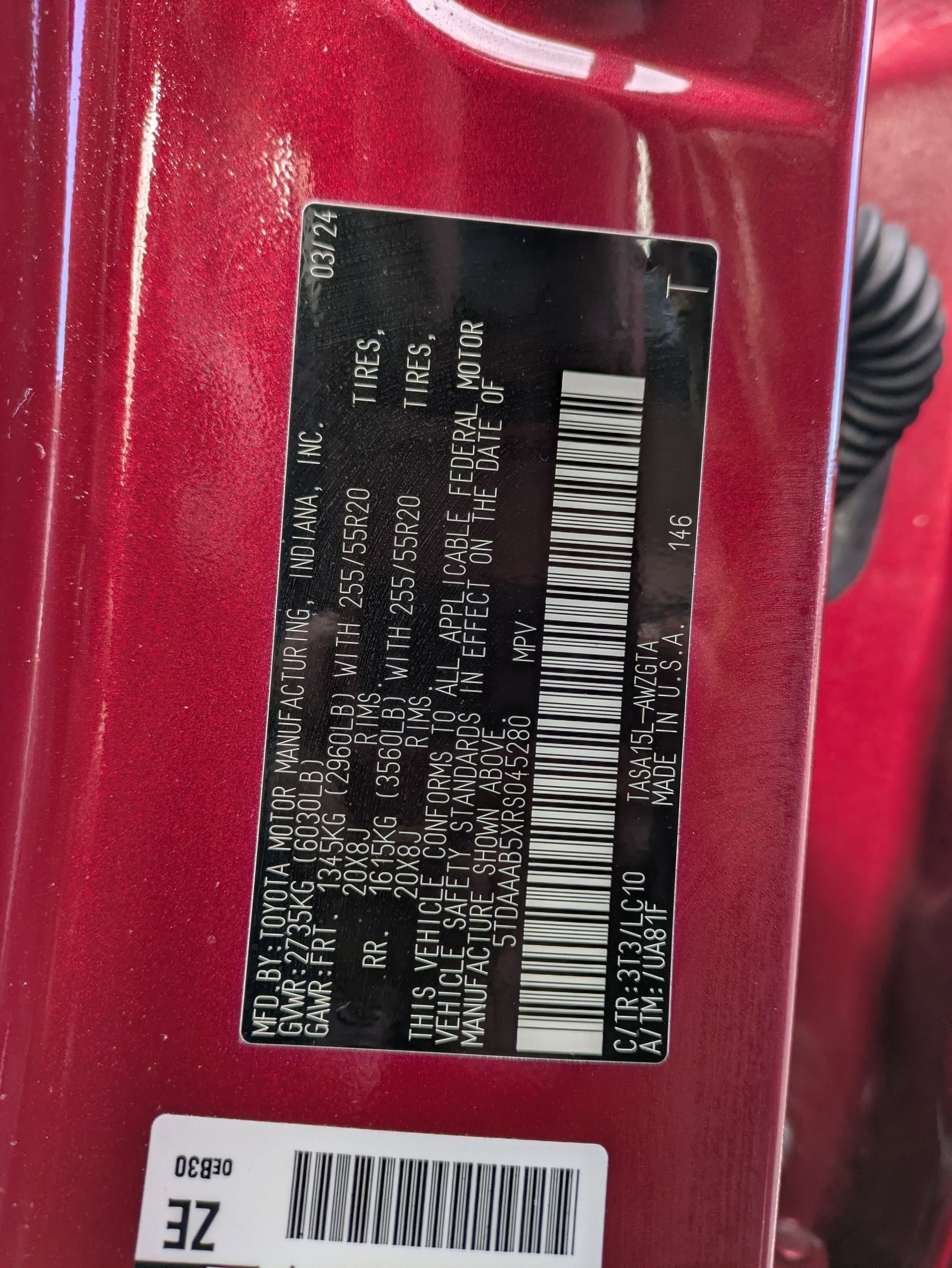 2024 Toyota Grand Highlander Limited