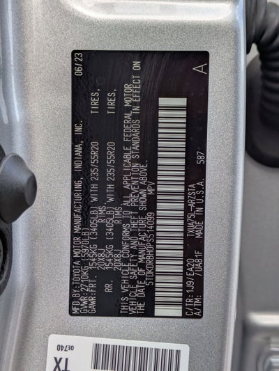 2023 Toyota Highlander XSE