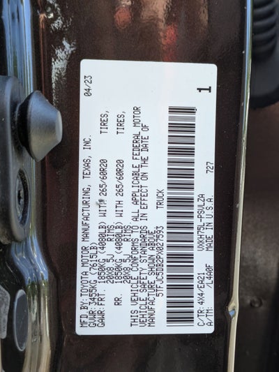2023 Toyota Tundra 4WD Limited Hybrid