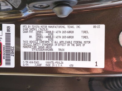 2024 Toyota Tundra 4WD Base
