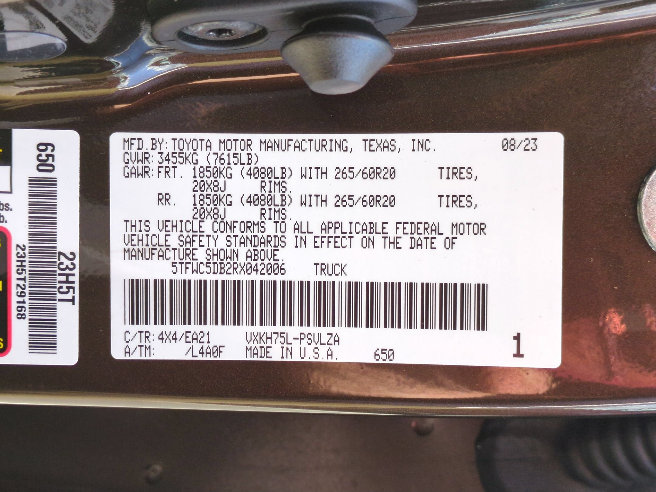 2024 Toyota Tundra 4WD Base