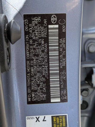 2024 Toyota Corolla Base