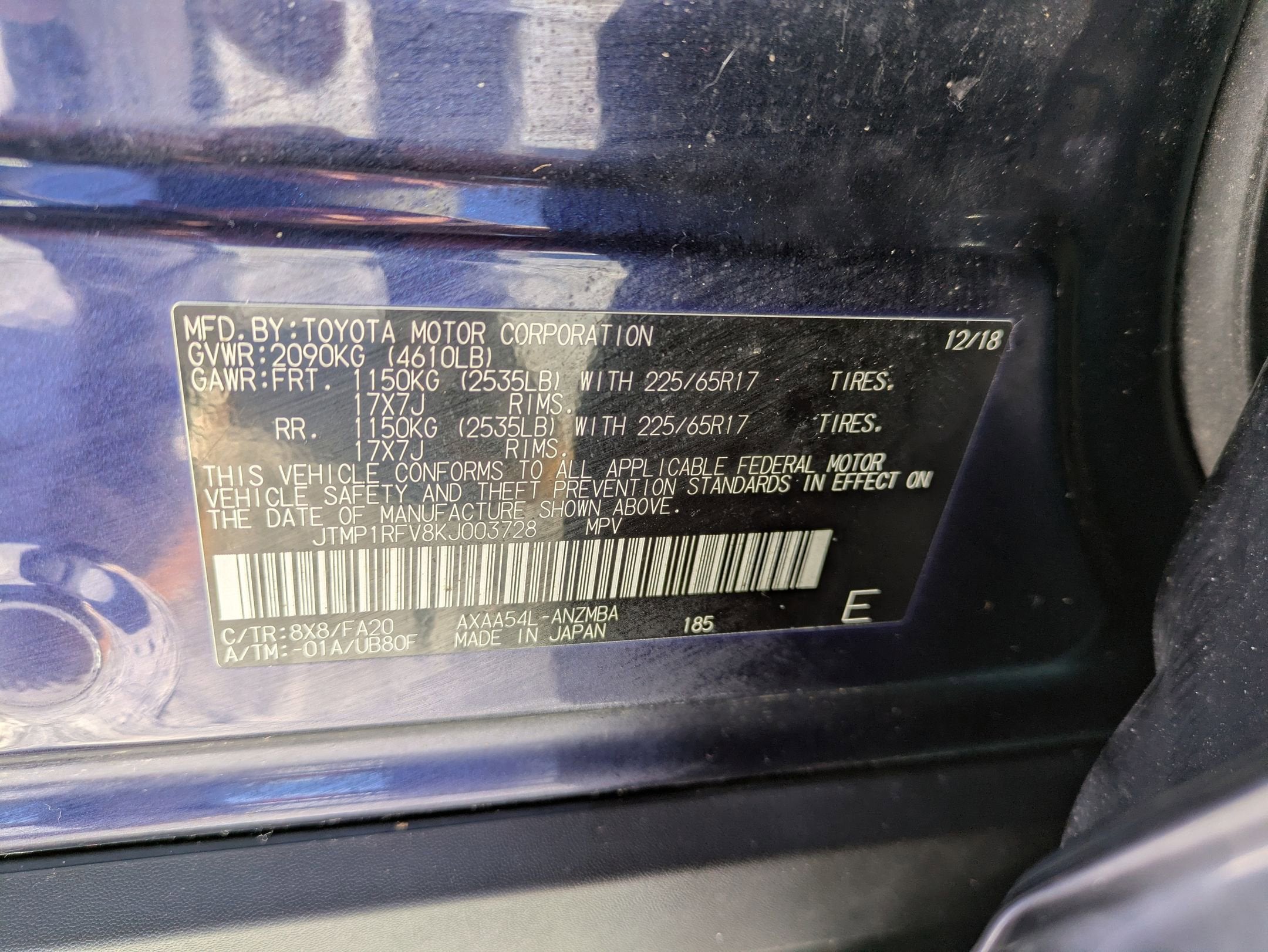 2019 Toyota RAV4 XLE