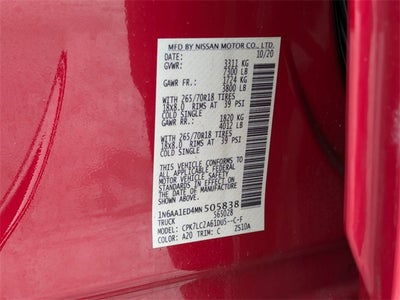 2021 Nissan Titan SV