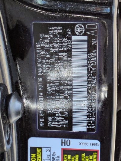 2015 Toyota Corolla S Plus