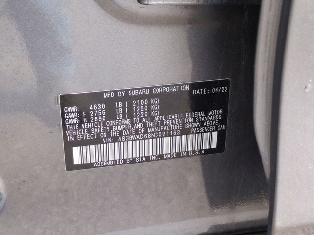 2022 Subaru Legacy Premium