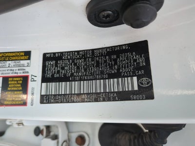 2017 Toyota Camry SE