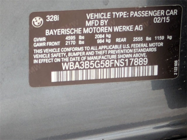 2015 BMW 3 Series 328i xDrive