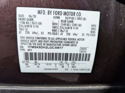 2020 Ford Explorer XLT