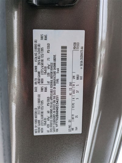 2022 Ford F-250SD XLT 6.2 V8 Gas