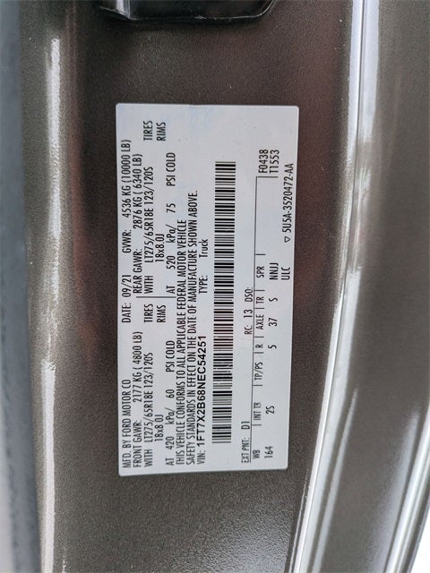 2022 Ford F-250SD XLT 6.2 V8 Gas