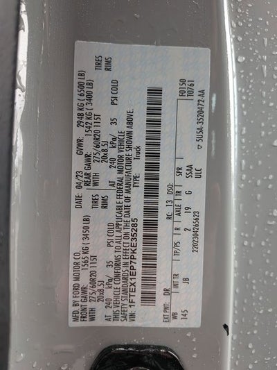 2023 Ford F-150 XL 2.7 V6