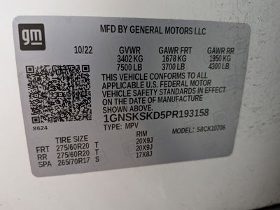 2023 Chevrolet Tahoe Premier