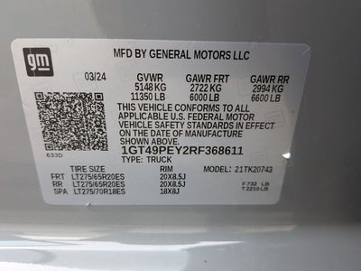 2024 GMC Sierra 2500HD AT4