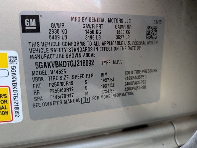 2016 Buick Enclave Leather Group