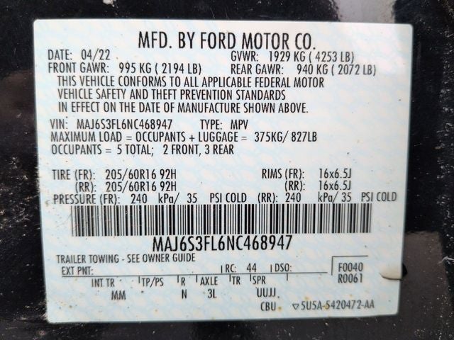 2022 Ford EcoSport S