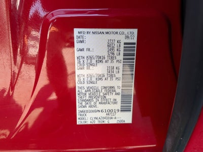 2023 Nissan Frontier S