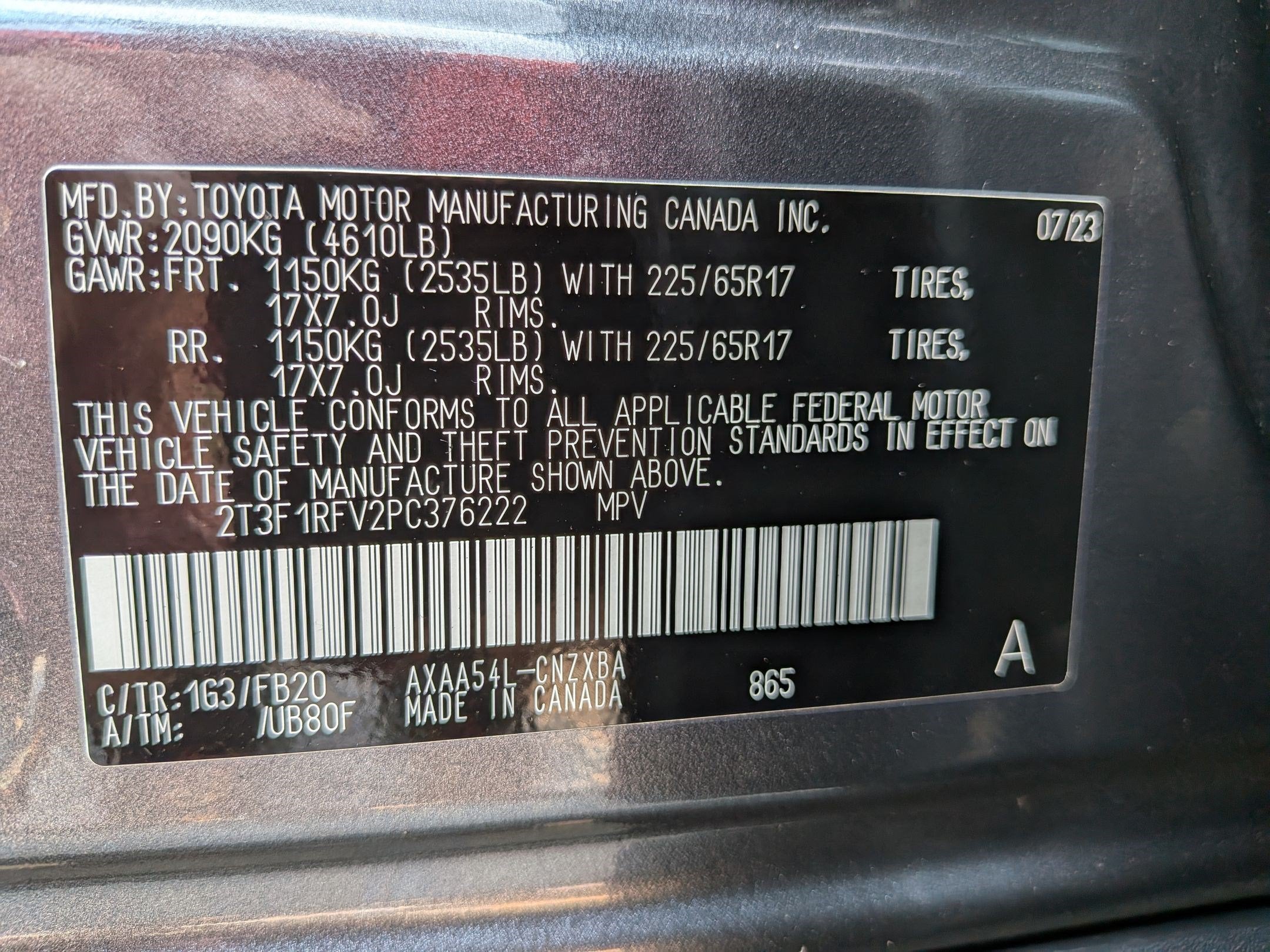 2023 Toyota RAV4 LE