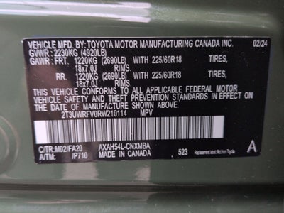 2024 Toyota RAV4 Hybrid Woodland Edition