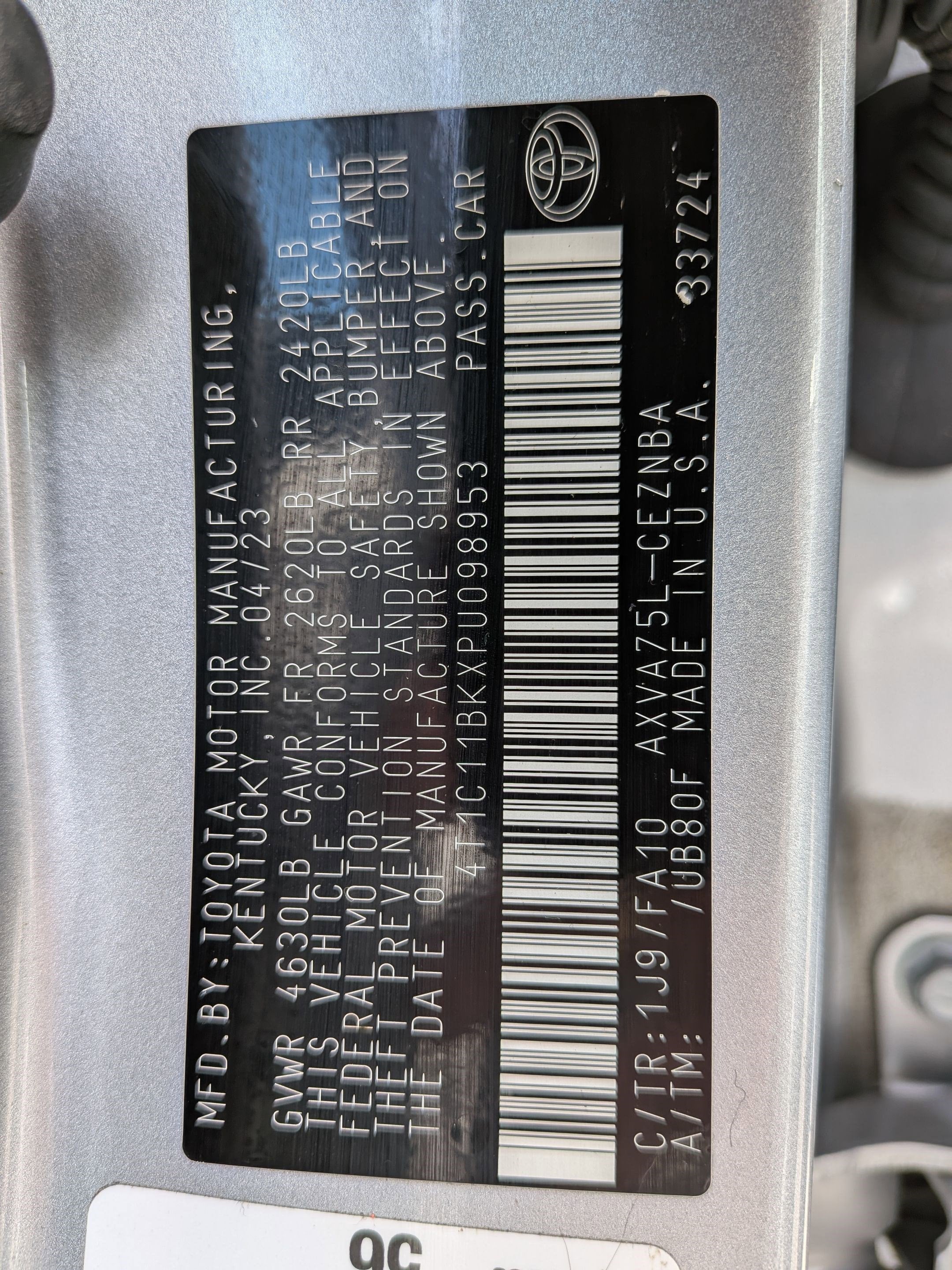 2023 Toyota Camry LE AWD