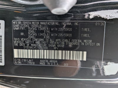 2026 Toyota Highlander Hybrid Platinum