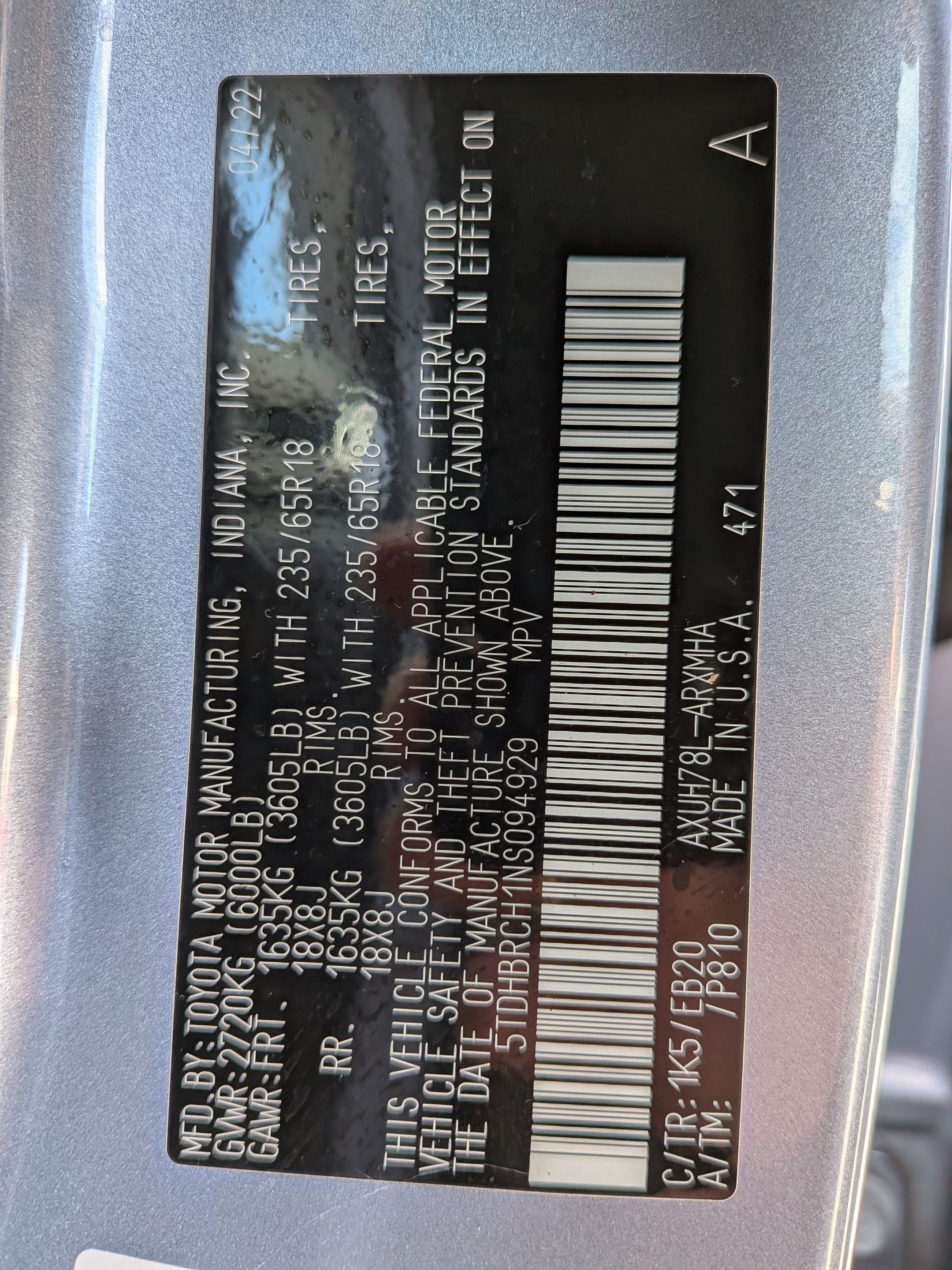 2022 Toyota Highlander Hybrid XLE