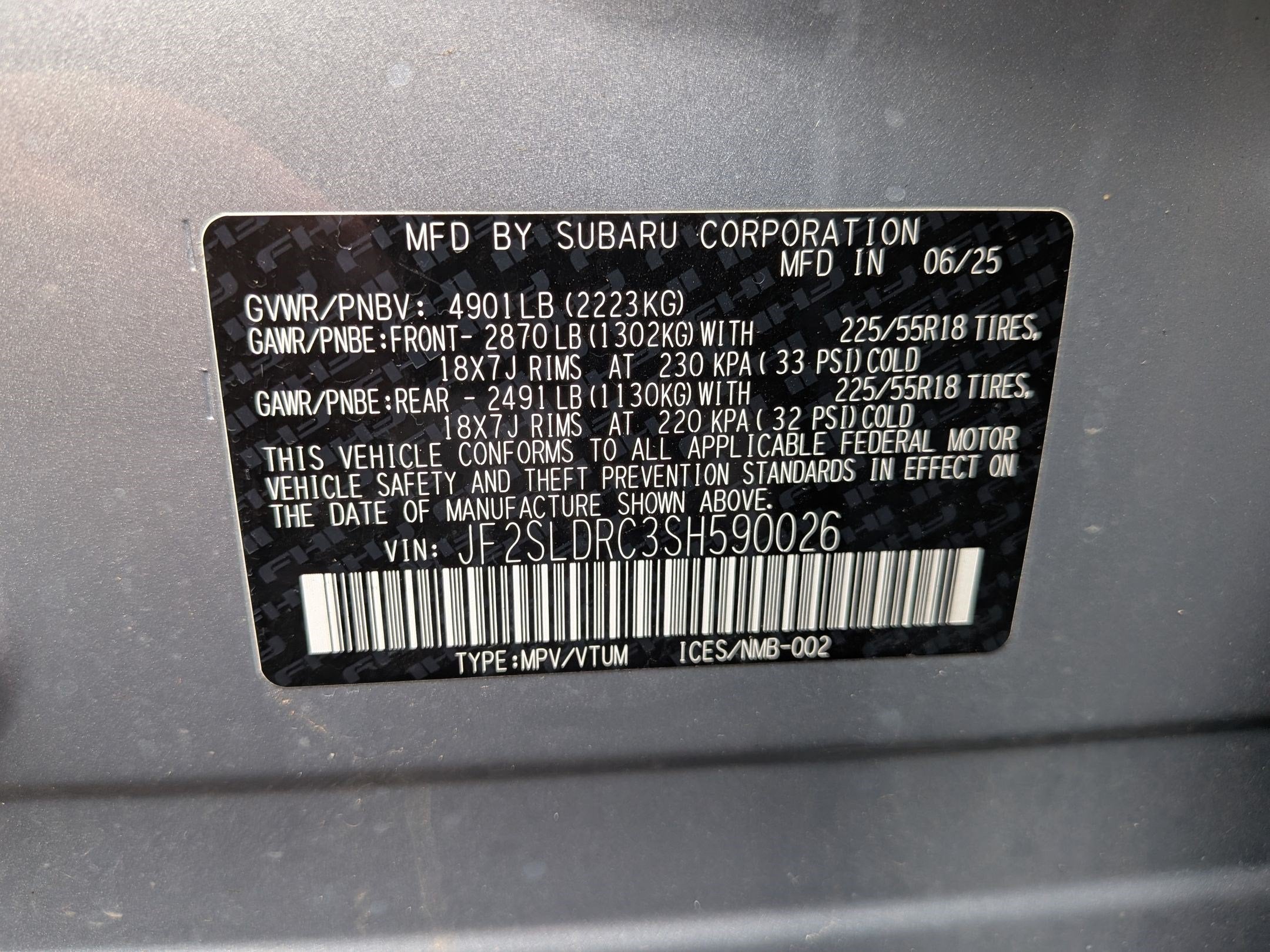 2025 Subaru Forester Limited