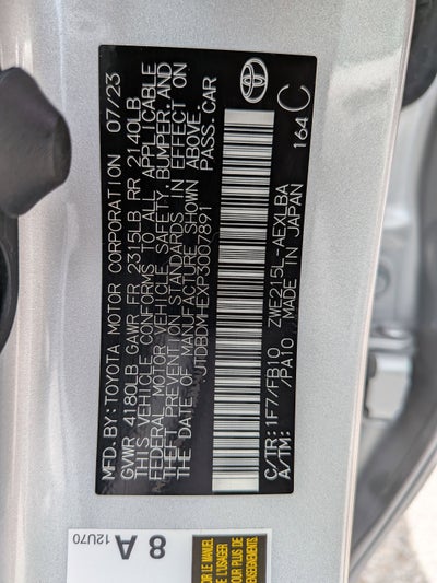 2023 Toyota Corolla Hybrid LE AWD