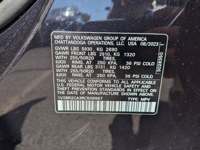 2024 Volkswagen Atlas 2.0T SEL