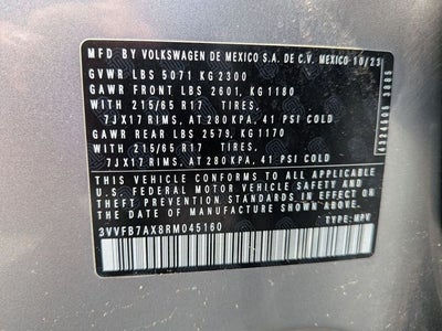2024 Volkswagen Tiguan 2.0T S