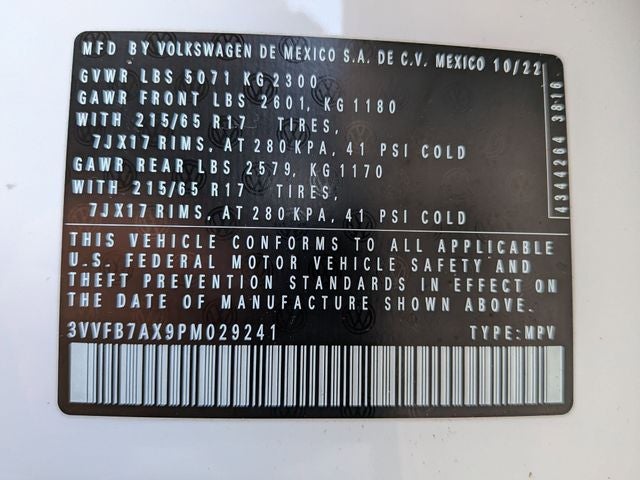 2023 Volkswagen Tiguan 2.0T S