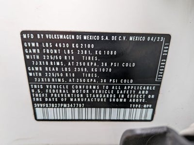2023 Volkswagen Taos 1.5T S