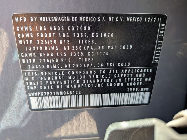 2022 Volkswagen Taos 1.5T SE