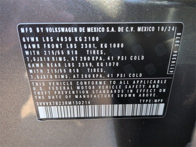 2024 Volkswagen Taos 1.5T SE