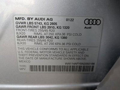 2022 Audi SQ5 Sportback Premium quattro